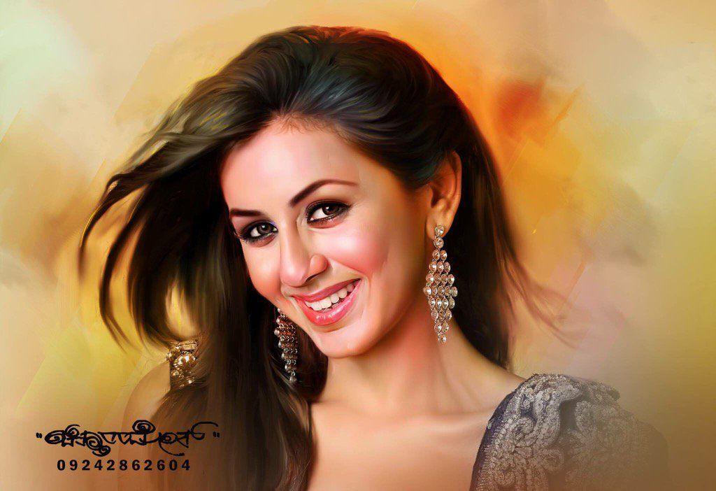 Beautiful Digital Painting of TOP Celebs By Chitthararamesh