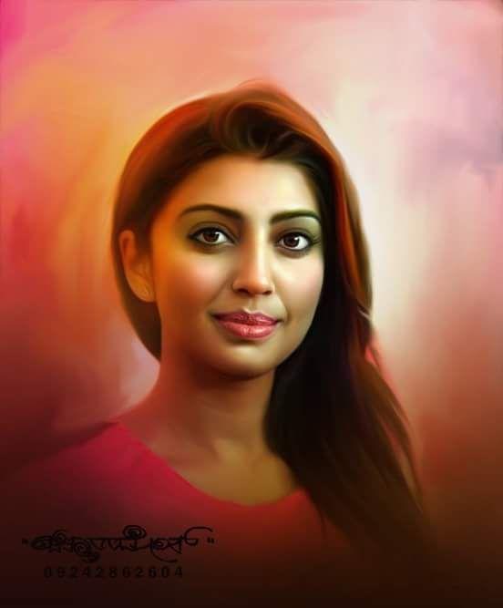 Beautiful Digital Painting of TOP Celebs By Chitthararamesh