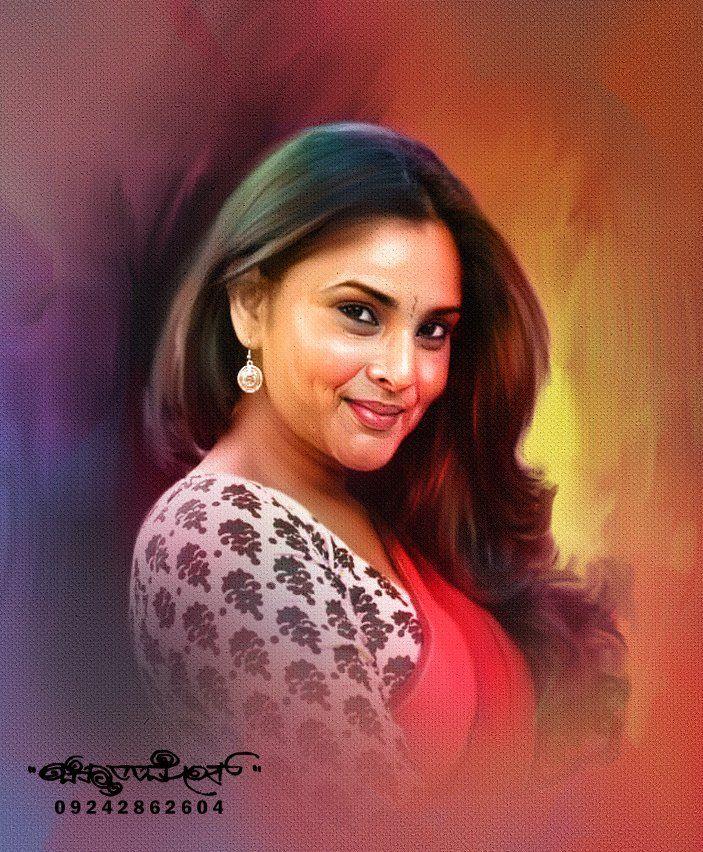 Beautiful Digital Painting of TOP Celebs By Chitthararamesh