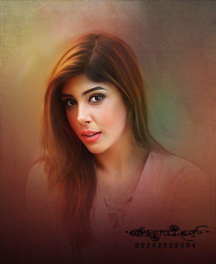 Beautiful Digital Painting of TOP Celebs By Chitthararamesh