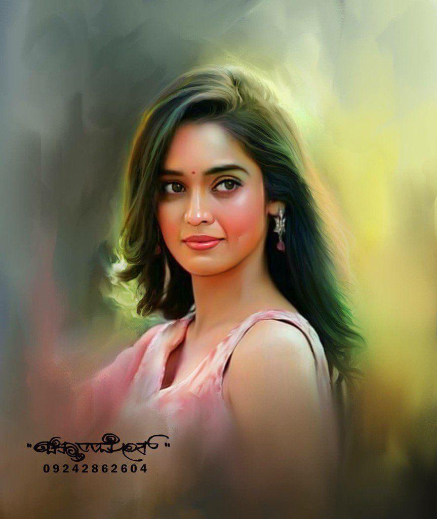 Beautiful Digital Painting of TOP Celebs By Chitthararamesh