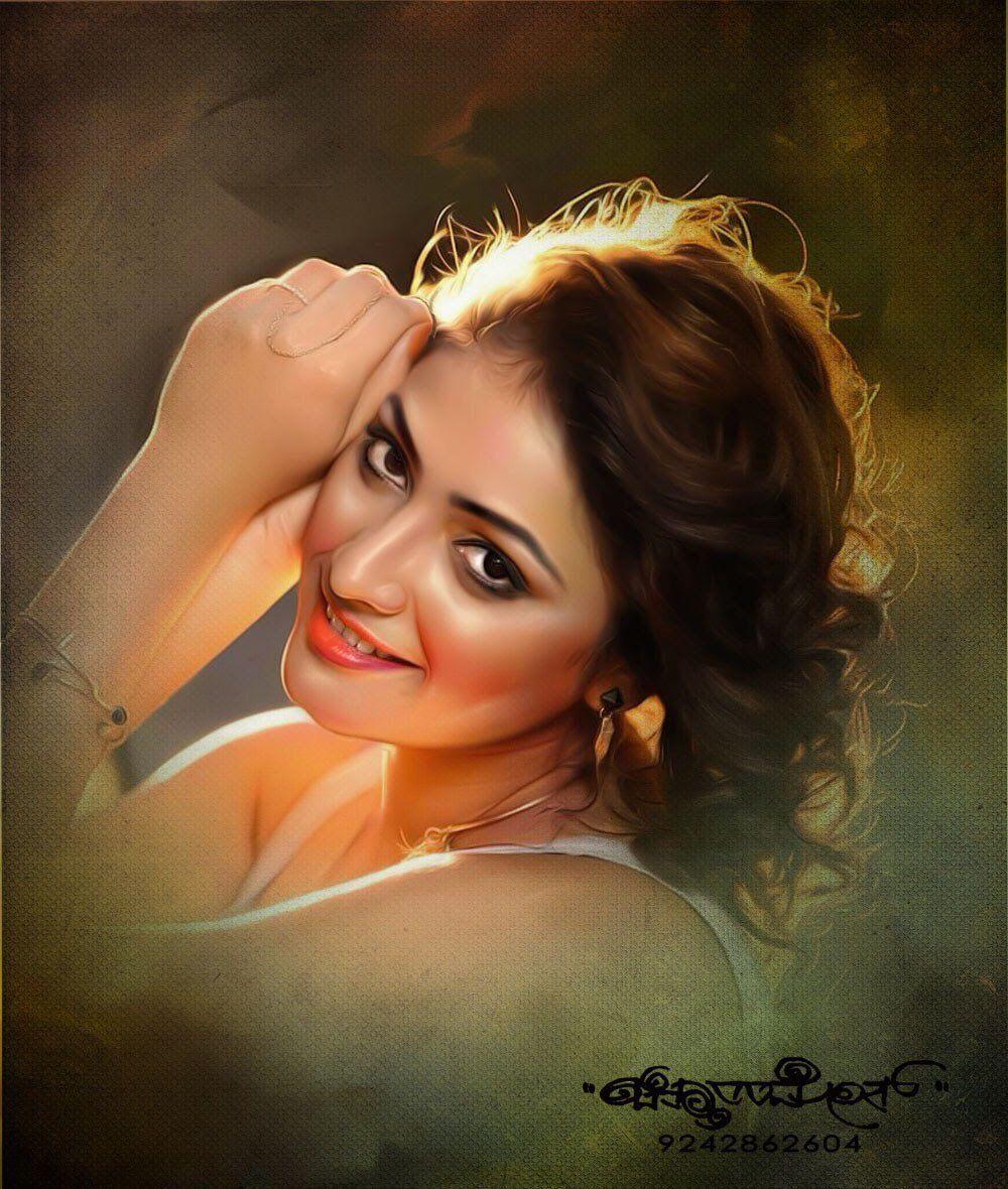 Beautiful Digital Painting of TOP Celebs By Chitthararamesh