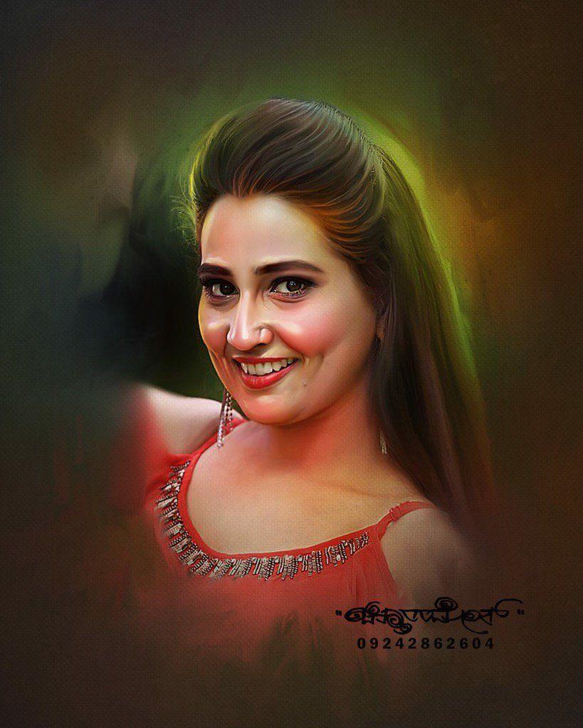 Beautiful Digital Painting of TOP Celebs By Chitthararamesh