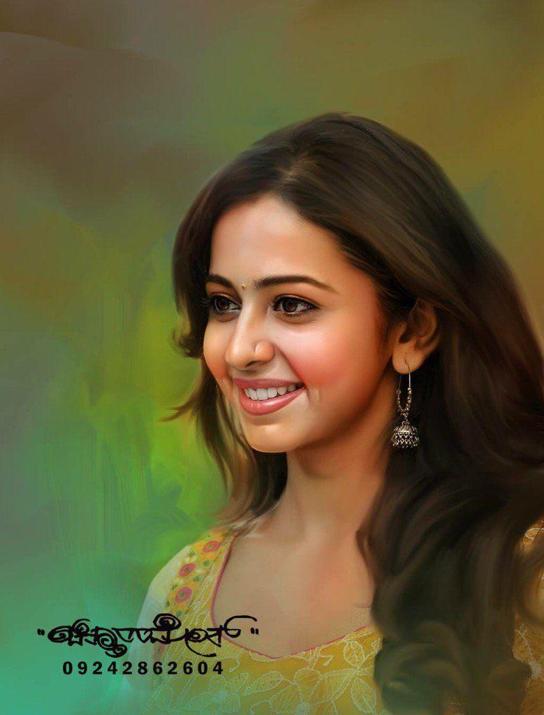 Beautiful Digital Painting of TOP Celebs By Chitthararamesh