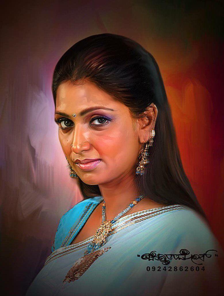 Beautiful Digital Painting of TOP Celebs By Chitthararamesh