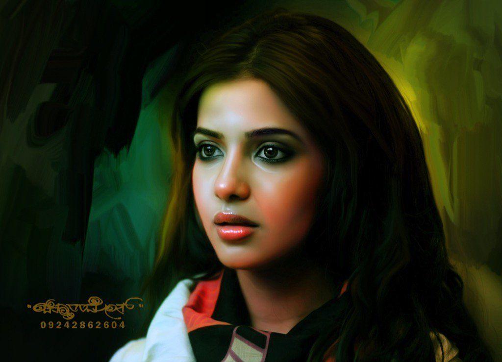 Beautiful Digital Painting of TOP Celebs By Chitthararamesh