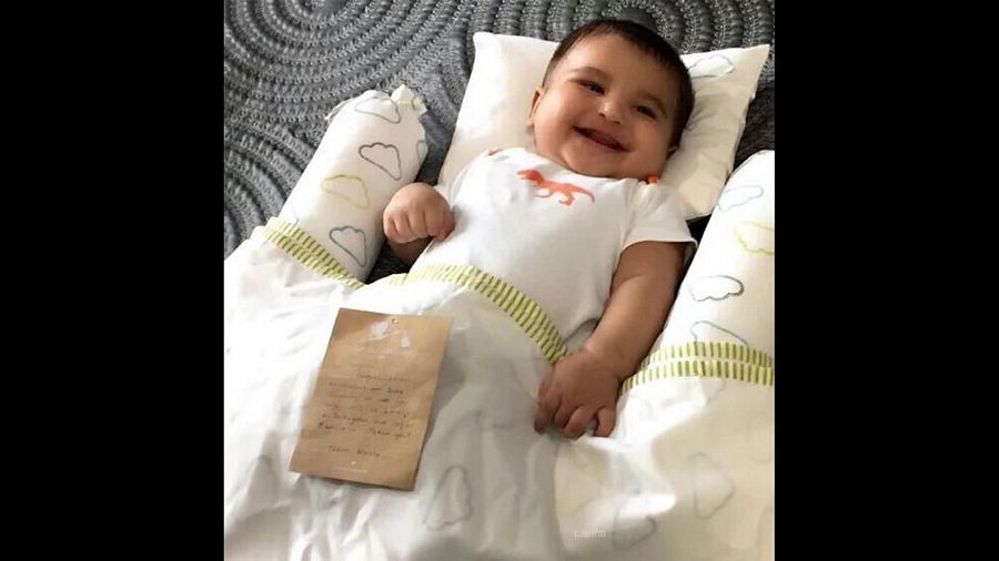 Bigg Boss Aadarsh Balakrishna Son Nirvaan Cute Photos