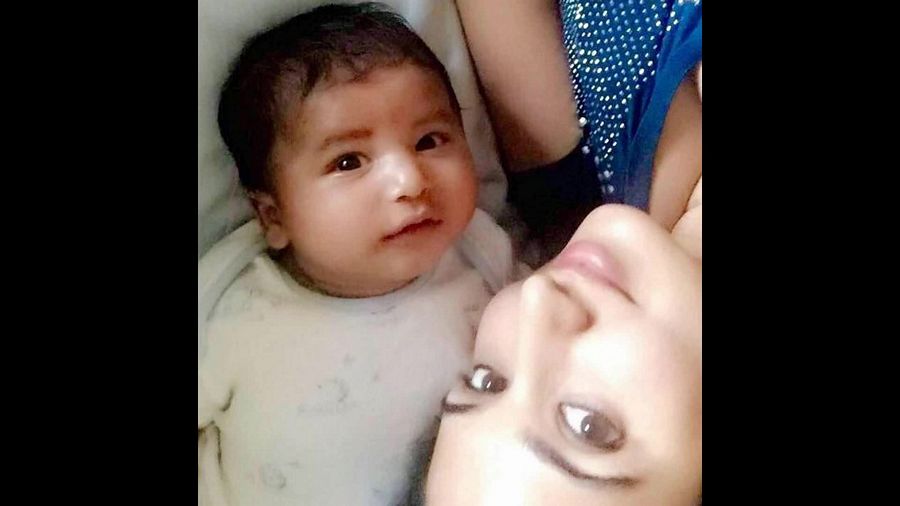 Bigg Boss Aadarsh Balakrishna Son Nirvaan Cute Photos