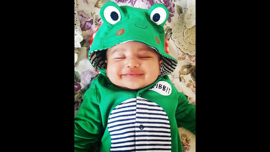 Bigg Boss Aadarsh Balakrishna Son Nirvaan Cute Photos