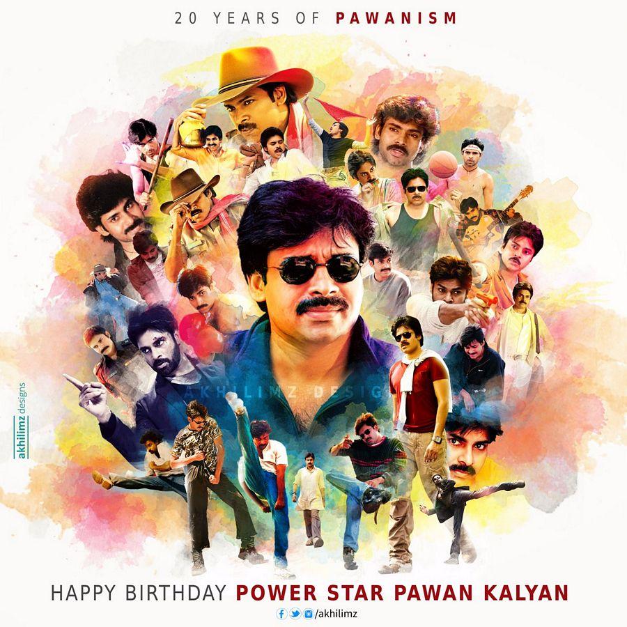 Birthday Newspaper Ads of Pawan Kalyan from his next film Production houses