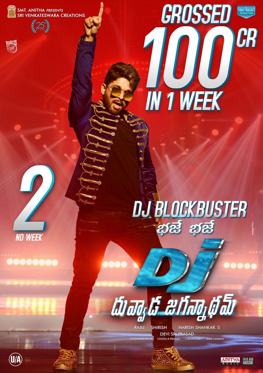 Blockbuster 2nd week Posters of Duvvada Jagannadham