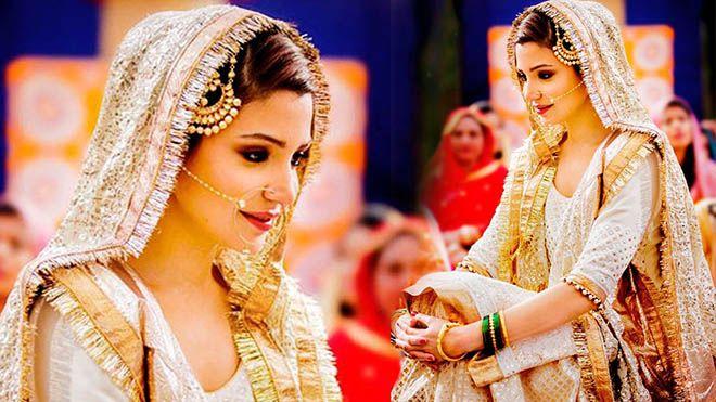 Bollywood Actress Anushka Sharma Bridal Look Photos