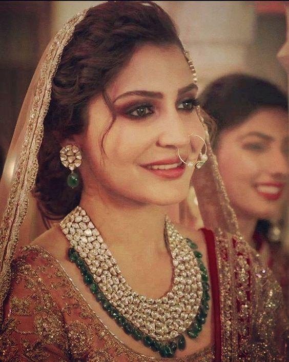 Bollywood Actress Anushka Sharma Bridal Look Photos