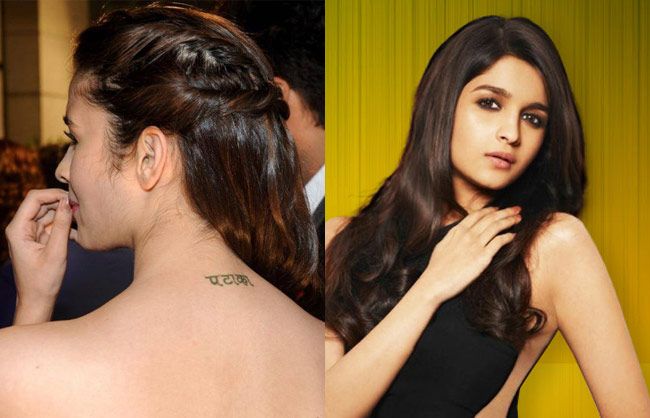 Awesome Bollywood Celebrity Tattoos Photos