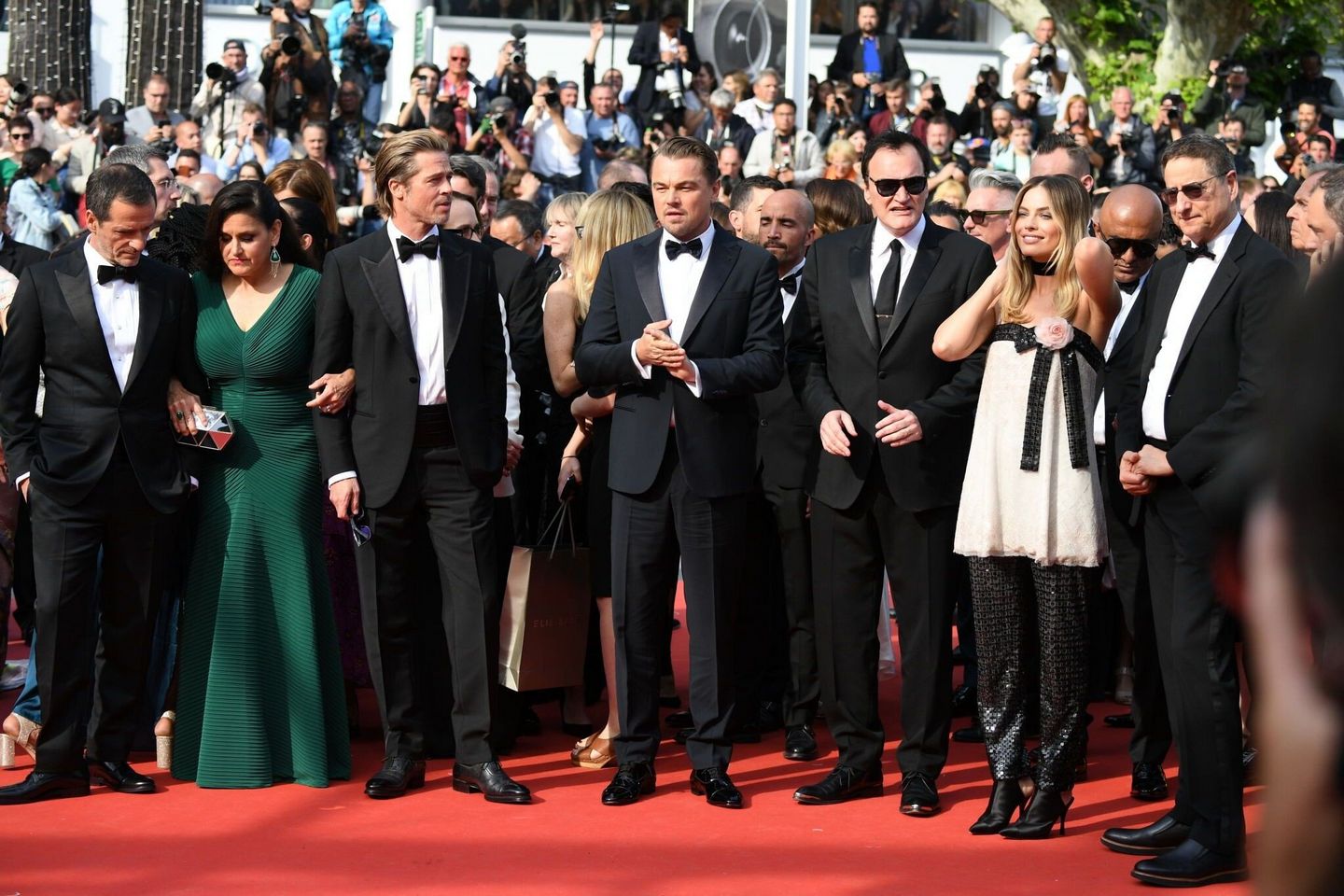 Bradd Pitt and Leonardo DiCaprio and Quentin Tarantino and Margot Robbie Photos