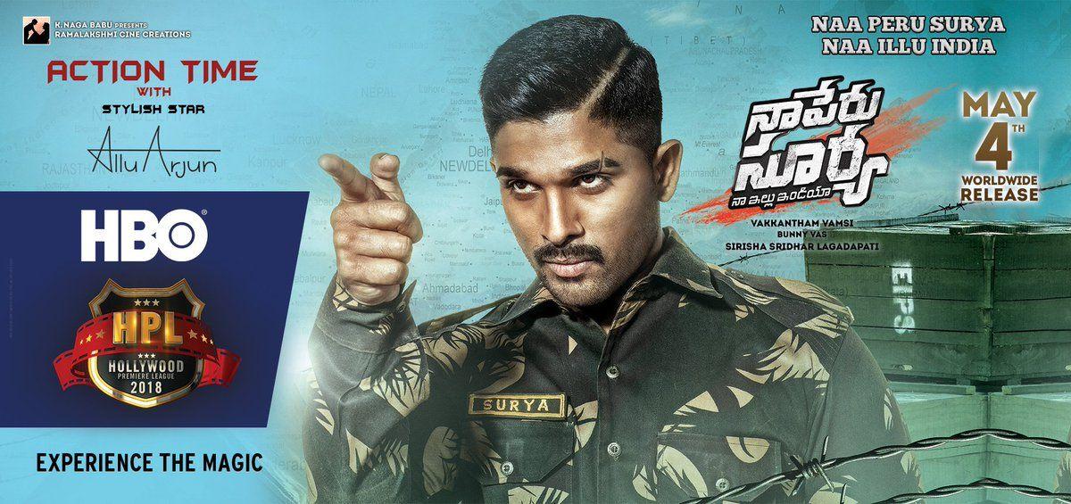 Brand New Stills & Posters of Naa Peru Surya Naa Illu India