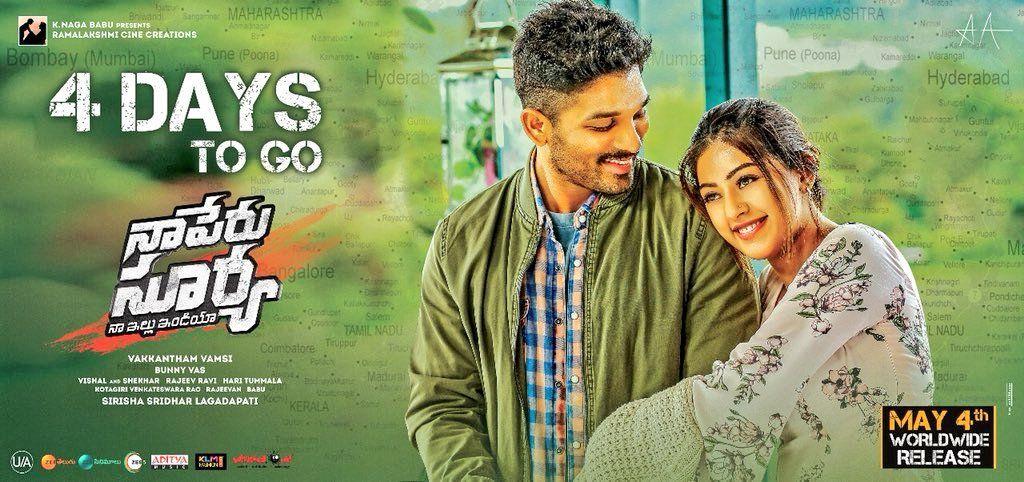 Brand New Stills & Posters of Naa Peru Surya Naa Illu India