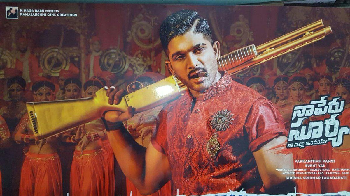 Brand New Stills & Posters of Naa Peru Surya Naa Illu India