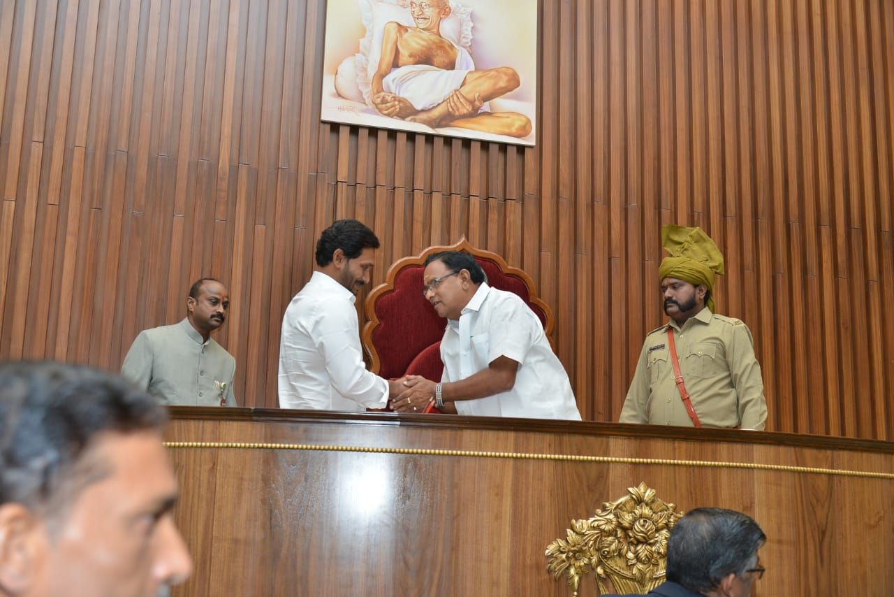 CM jagan photos in assembly meeting 2019