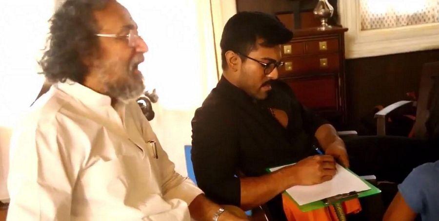 Catch Images Of Ram Charan Painting Skills