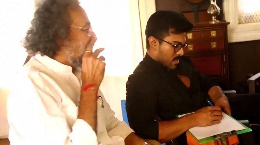 Catch Images Of Ram Charan Painting Skills