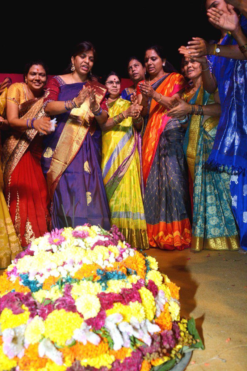 Celebrated Bathukamma at Jubilee Hills Photos