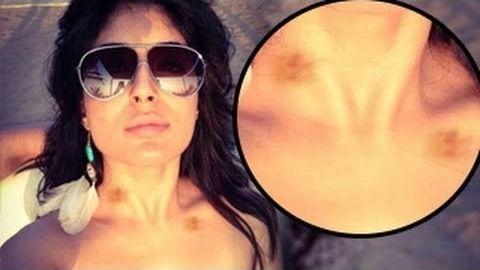 Celebrities Caught Publically Flaunting LOVE BITES on Body Photos