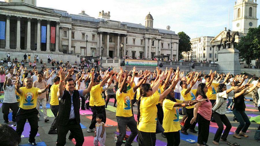 Celebrities Snapped during Yoga session 2017 Highlights Photos