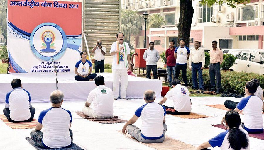 Celebrities Snapped during Yoga session 2017 Highlights Photos