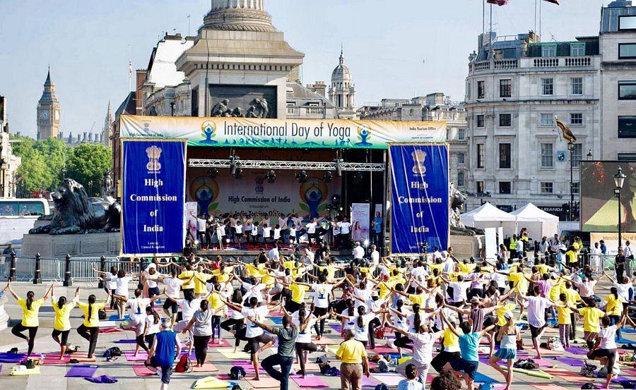 Celebrities Snapped during Yoga session 2017 Highlights Photos