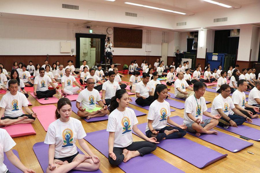 Celebrities Snapped during Yoga session 2017 Highlights Photos