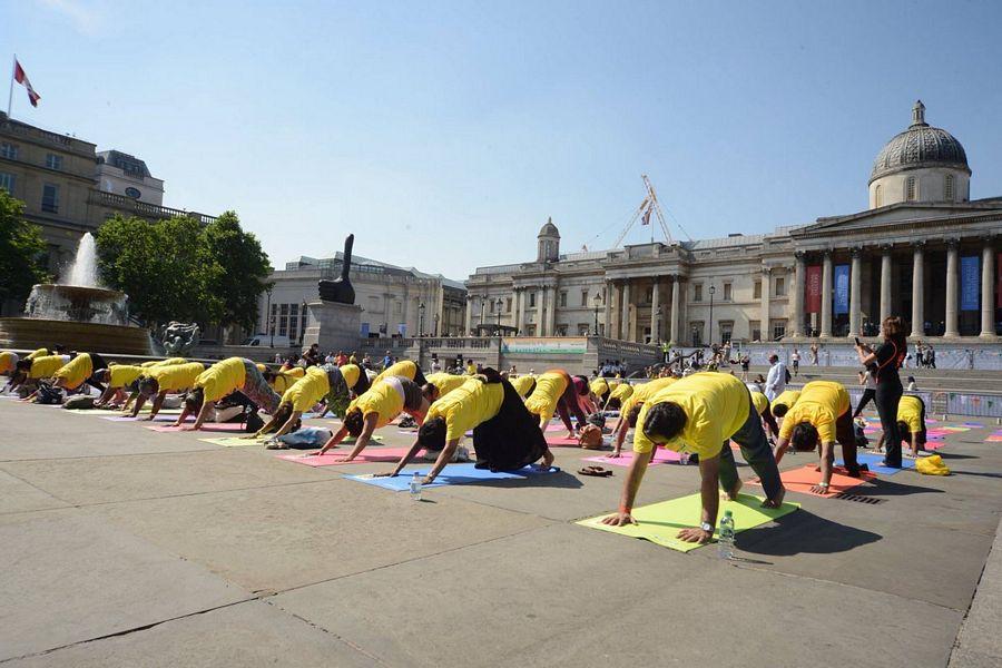 Celebrities Snapped during Yoga session 2017 Highlights Photos