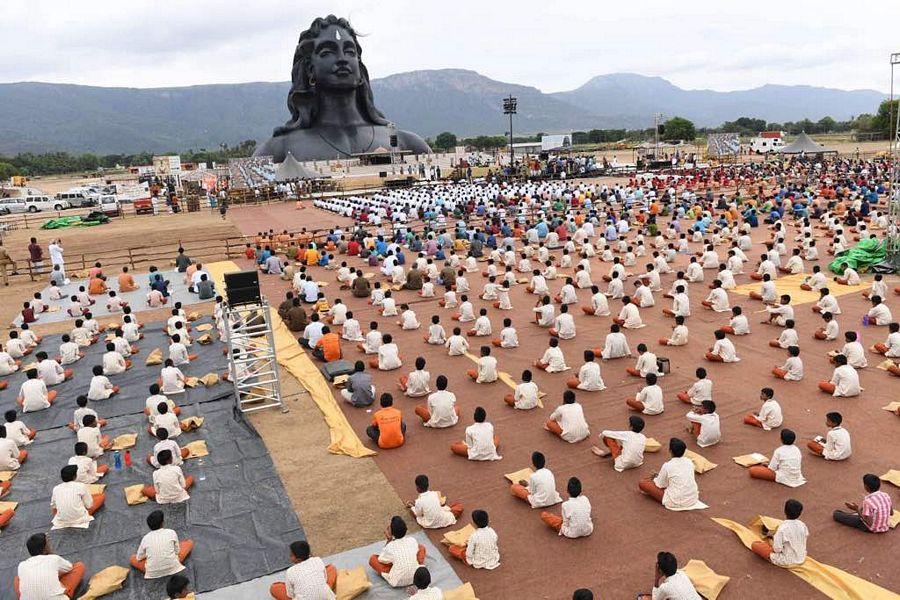 Celebrities Snapped during Yoga session 2017 Highlights Photos