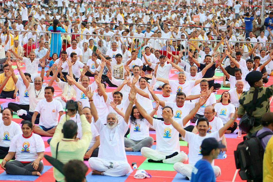 Celebrities Snapped during Yoga session 2017 Highlights Photos