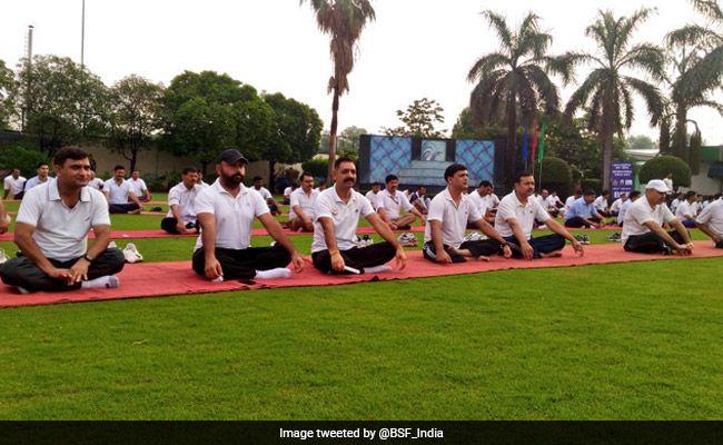 Celebrities Snapped during Yoga session 2017 Highlights Photos