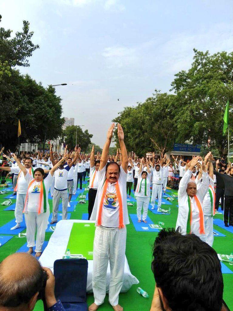 Celebrities Snapped during Yoga session 2017 Highlights Photos