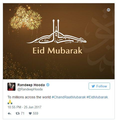 Celebrities Wishes Eid Mubarak Photos