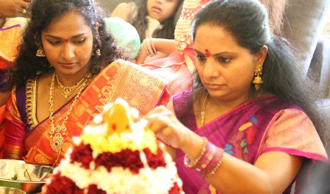 Celebrities at Bathukamma Celebrations Photos