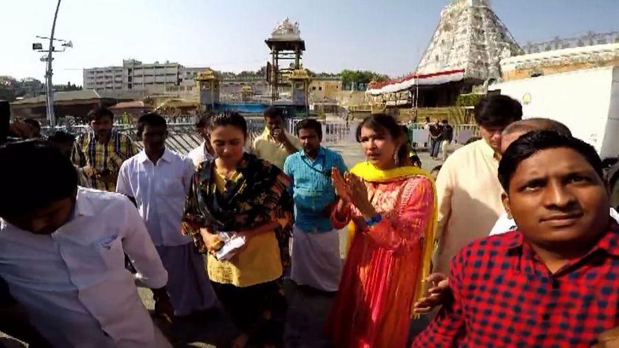 Celebrities at Tirumala Shrine Unseen Photos