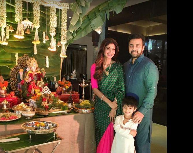 Celebs Celebrate Ganesh Chaturthi 2017 Photos