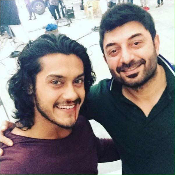 Celebs LEAKED DHRUVA Movie Working Stills