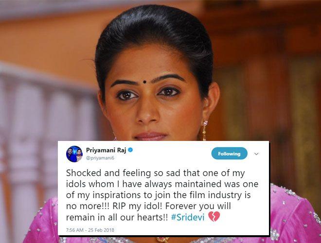 Celebs Pays Tribute to Legendary Actress Sridevi Kapoor