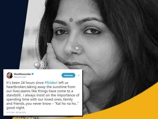 Celebs Pays Tribute to Legendary Actress Sridevi Kapoor