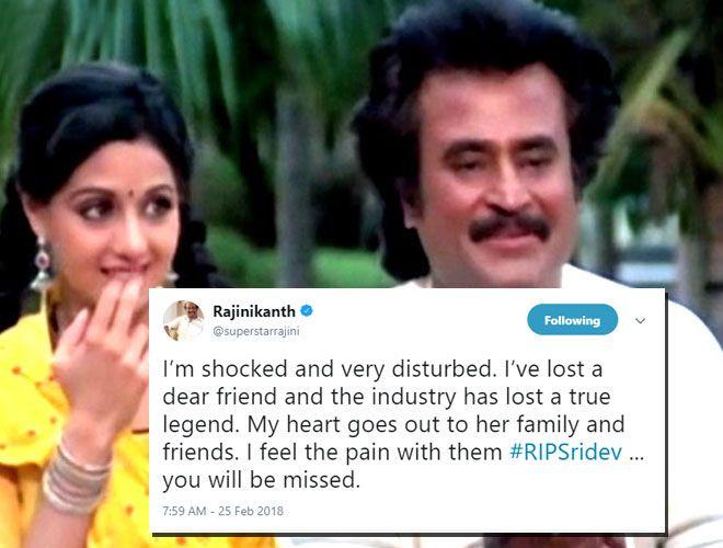 Celebs Pays Tribute to Legendary Actress Sridevi Kapoor