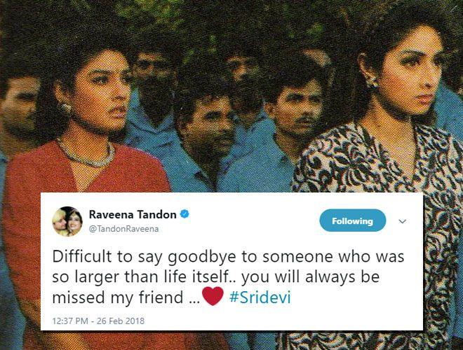 Celebs Pays Tribute to Legendary Actress Sridevi Kapoor