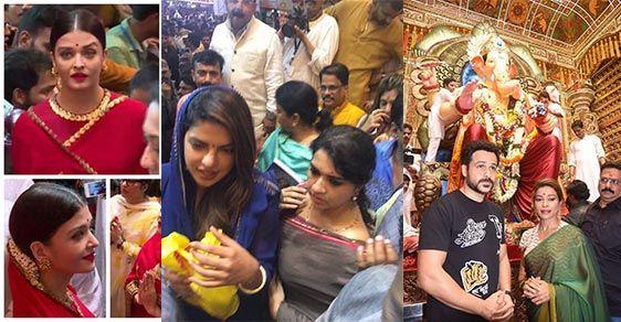 Celebs Seek Blessings Of Lalbaughcha Raja Photos
