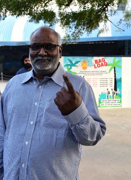 Celebs Share Their Telangana Election Day 2018 Voting Photos