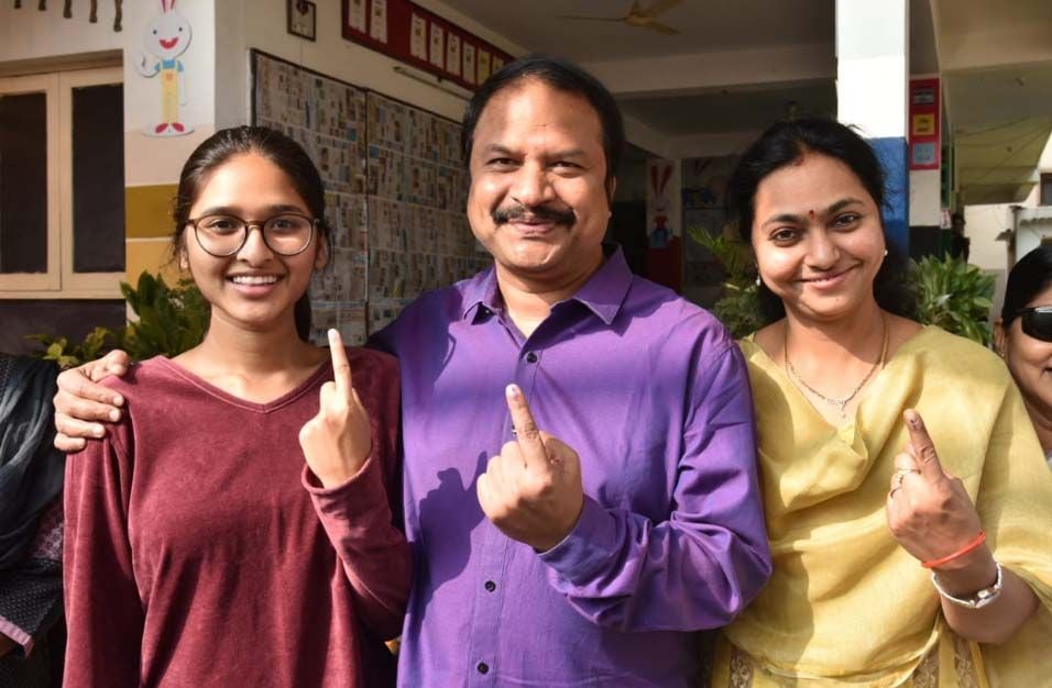 Celebs Share Their Telangana Election Day 2018 Voting Photos