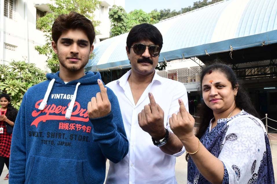 Celebs Share Their Telangana Election Day 2018 Voting Photos
