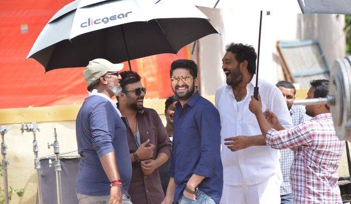 Celebs at Balakrishnudu Movie Sets Locations Photos
